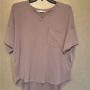 Altar'd State Lavender Short Sleeve Tee
